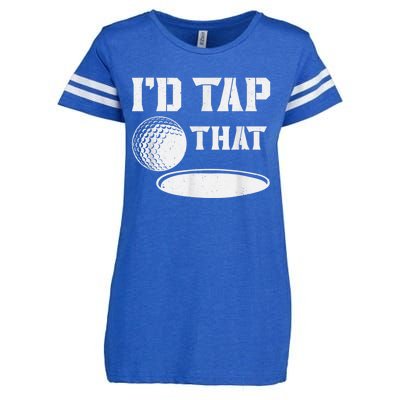 I'd Tap That Funny Golf Ball For Golfing Players Enza Ladies Jersey Football T-Shirt