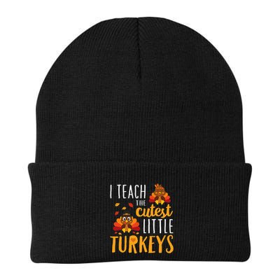 I Teach The Cutest Little Turkeys School Thankful Beanie