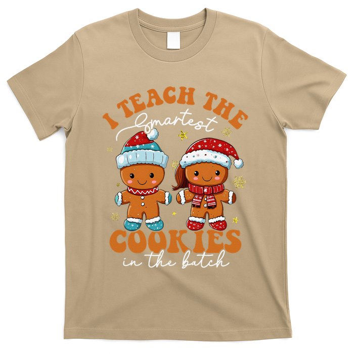 I Teach The Smartest Cookies In The Batch Christmas Teacher T-Shirt