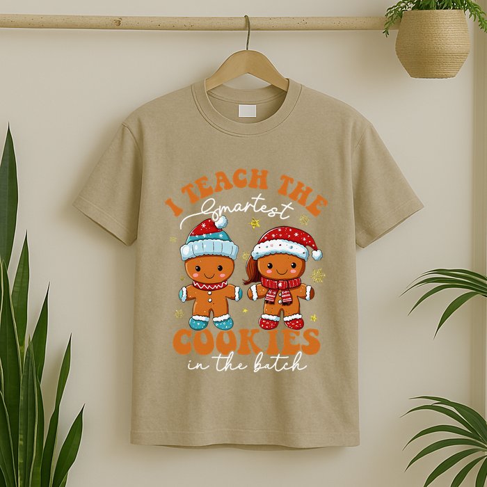 I Teach The Smartest Cookies In The Batch Christmas Teacher T-Shirt