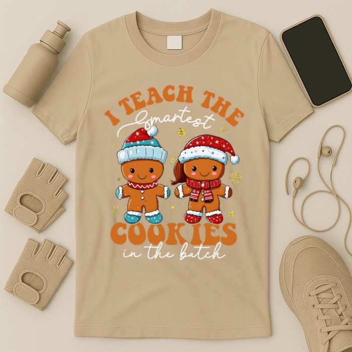 I Teach The Smartest Cookies In The Batch Christmas Teacher T-Shirt