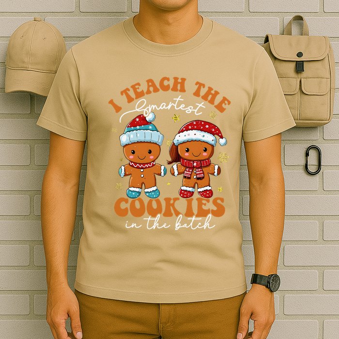 I Teach The Smartest Cookies In The Batch Christmas Teacher T-Shirt