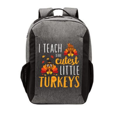 I Teach The Cutest Little Turkeys School Thankful Vector Backpack