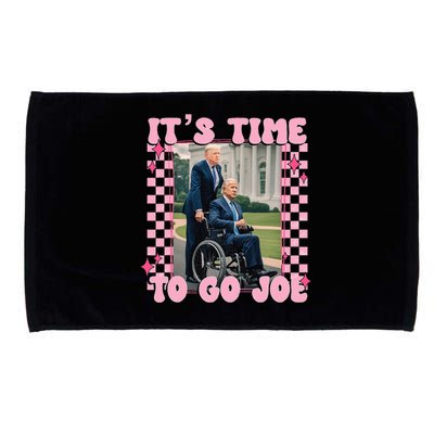 ItS Time To Go Joe Funny Trump 2024 Microfiber Hand Towel