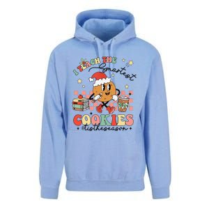 I Teach The Smartest Cookies Teacher Christmas Holiday Party Unisex Surf Hoodie