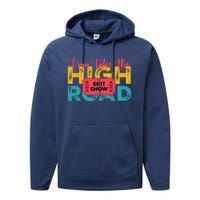 IMa Take The High Road Shitshow Vintage Design Performance Fleece Hoodie