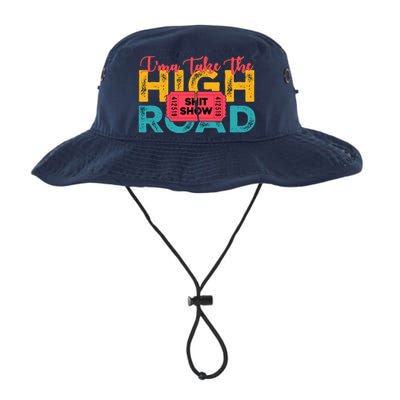 IMa Take The High Road Shitshow Vintage Design Legacy Cool Fit Booney Bucket Hat