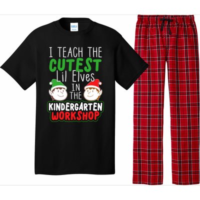 I Teach The Cutest Little In The Kindergarten Workshop Gift Pajama Set