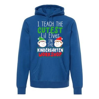 I Teach The Cutest Little In The Kindergarten Workshop Gift Premium Hoodie