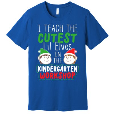 I Teach The Cutest Little In The Kindergarten Workshop Gift Premium T-Shirt