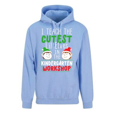 I Teach The Cutest Little In The Kindergarten Workshop Gift Unisex Surf Hoodie