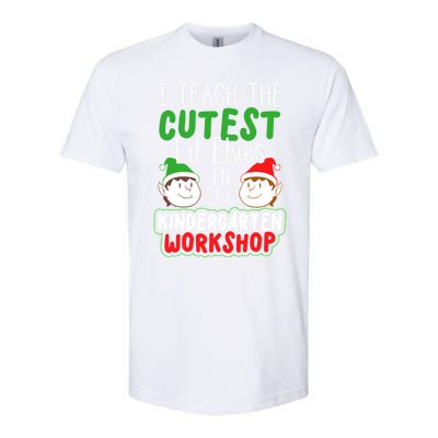 I Teach The Cutest Little In The Kindergarten Workshop Gift Softstyle® CVC T-Shirt