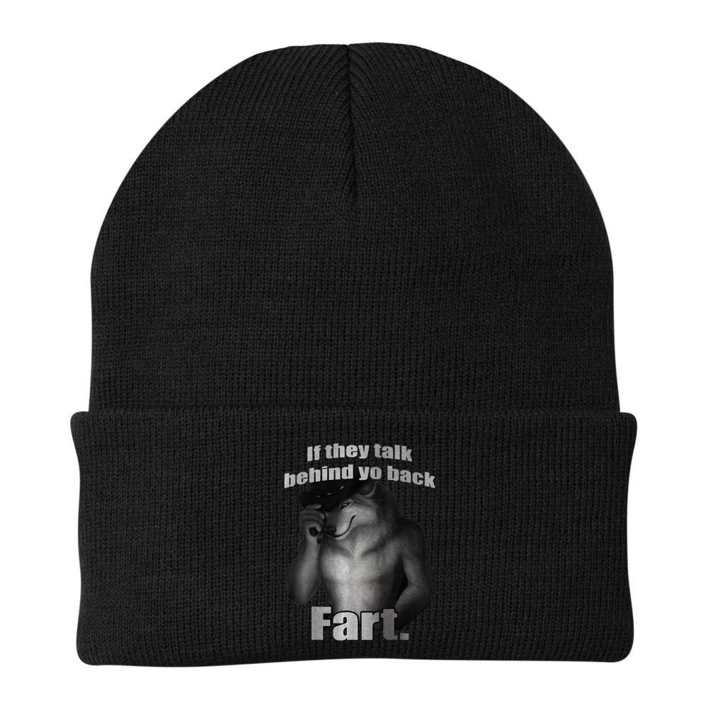 If They Talk Behind Your Back Fart Beanie