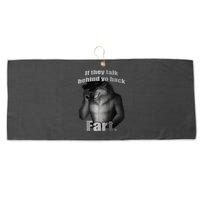 If They Talk Behind Your Back Fart Large Microfiber Waffle Golf Towel