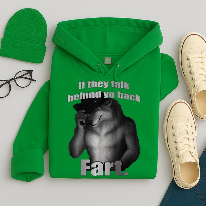 If They Talk Behind Your Back Fart Hoodie