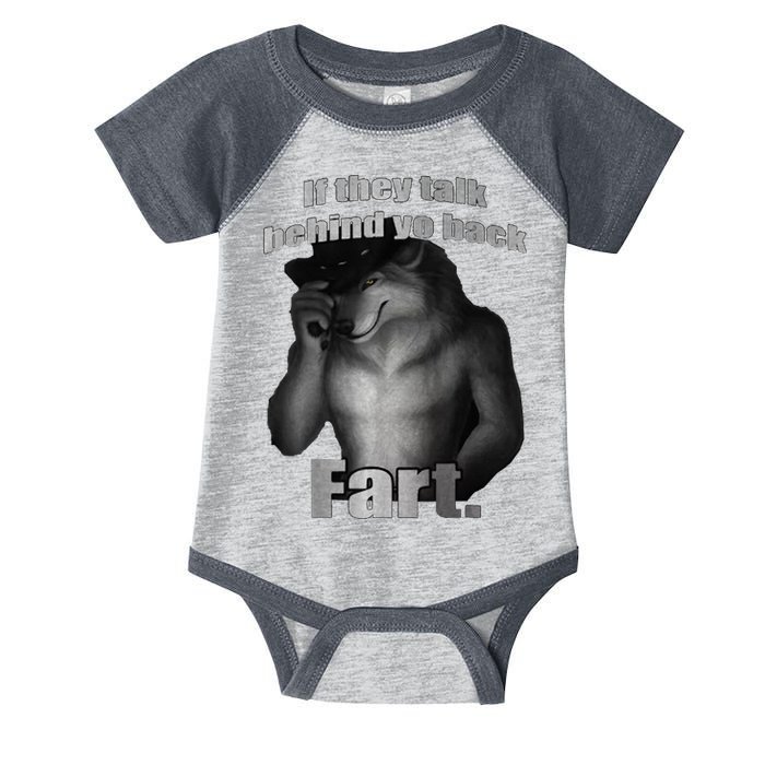 If They Talk Behind Your Back Fart Infant Baby Jersey Bodysuit