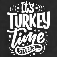 It's Turkey Time Stuffed Thanksgiving Adult Drive Performance Visor