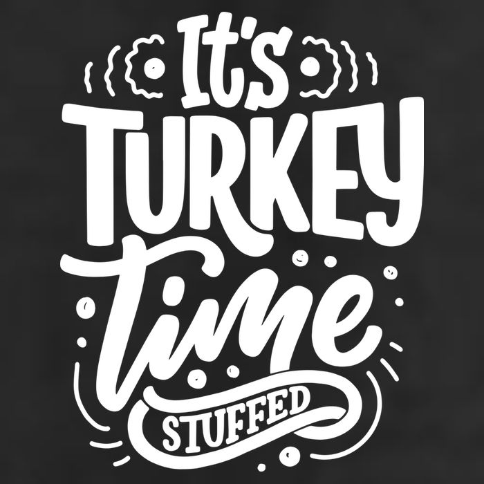 It's Turkey Time Stuffed Thanksgiving Adult Drive Performance Visor