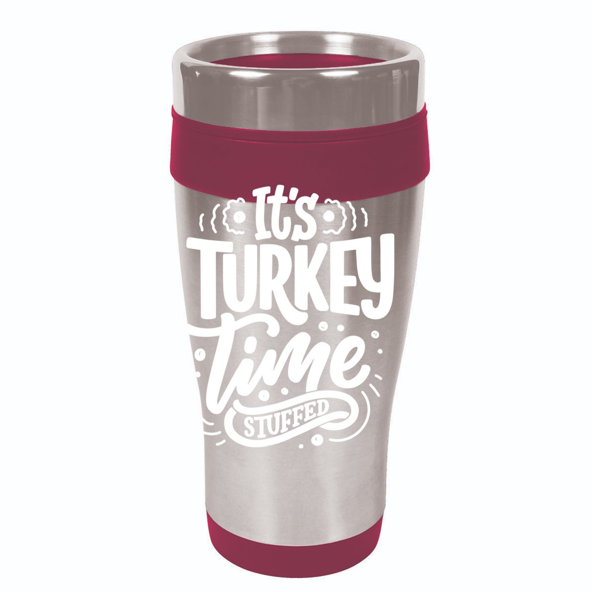 It's Turkey Time Stuffed Thanksgiving Womens Tank Top