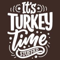 It's Turkey Time Stuffed Thanksgiving Cooling Performance Crew T-Shirt