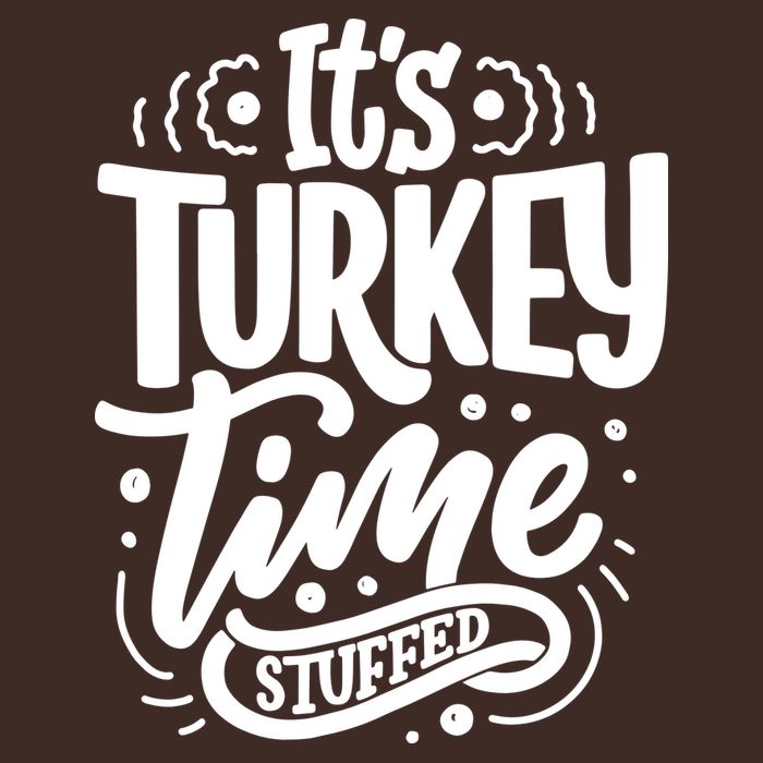 It's Turkey Time Stuffed Thanksgiving Cooling Performance Crew T-Shirt
