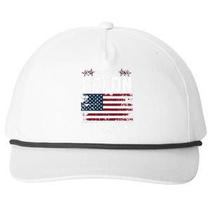 ILl Take The Felon For President 2024 Trump American Flag Snapback Five-Panel Rope Hat