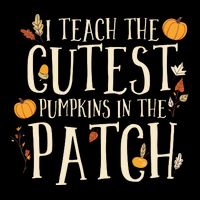 I Teach The Cutest Pumpkins In The Patch Teacher Fall Season Impact Tech Backpack