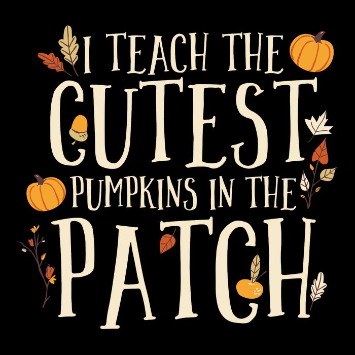I Teach The Cutest Pumpkins In The Patch Teacher Fall Season Impact Tech Backpack