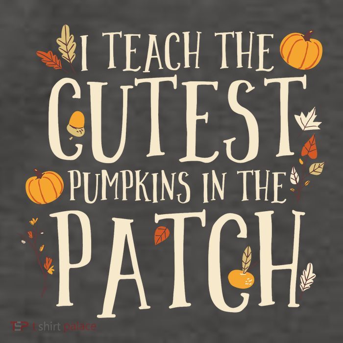 I Teach The Cutest Pumpkins In The Patch Teacher Fall Season Vector Backpack