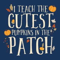 I Teach The Cutest Pumpkins In The Patch Teacher Fall Season 16 in Basic Backpack