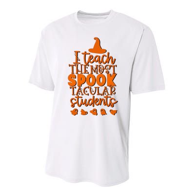 I Teach The Most Spook Tacular Students Halloween Teacher Performance Sprint T-Shirt