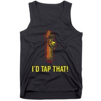 Id Tap That Funny Firefighter Gifts Tank Top