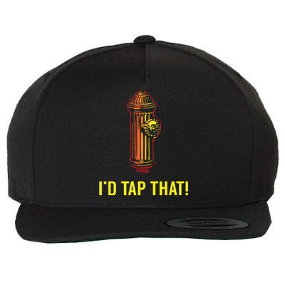 Id Tap That Funny Firefighter Gifts Wool Snapback Cap