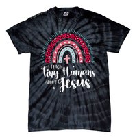 I Teach Tiny Humans About Jesus Teacher Appreciation Bible Tie-Dye T-Shirt