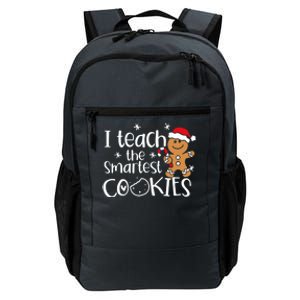 I Teach The Smartest Cookies Christmas Gingerbread Santa Hat Cute Gift Daily Commute Backpack