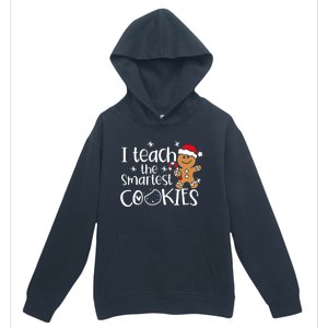 I Teach The Smartest Cookies Christmas Gingerbread Santa Hat Cute Gift Urban Pullover Hoodie