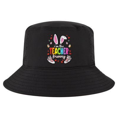 Im The Teacher Bunny Easter Egg T-Rex Spring Cool Comfort Performance Bucket Hat