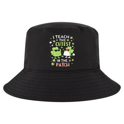 I Teach The Cutest Clovers In Patch St Patricks Day Teacher_2 Cool Comfort Performance Bucket Hat