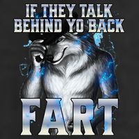 If They Talk Behind Your Back Fart 7 Panel Mesh Trucker Snapback Hat