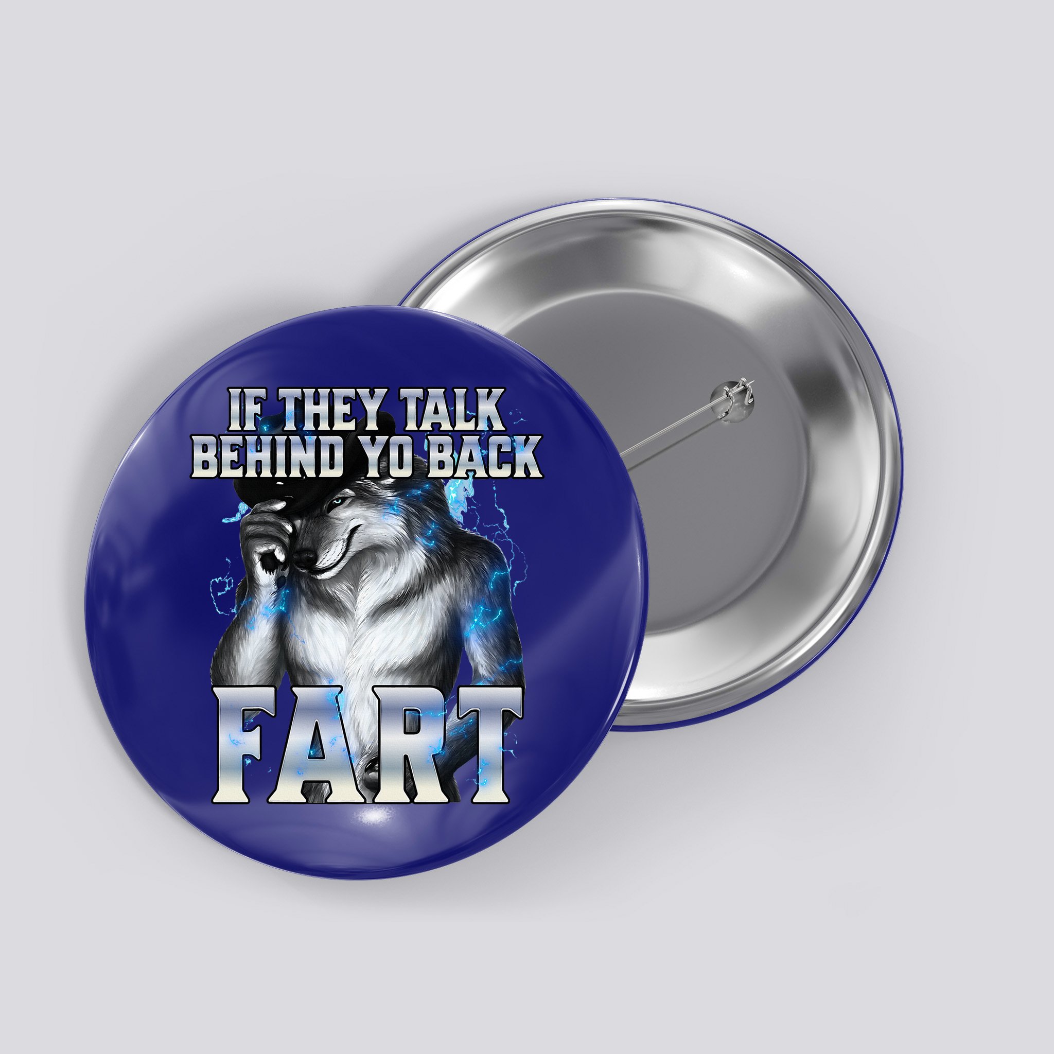 If They Talk Behind Your Back Fart Button