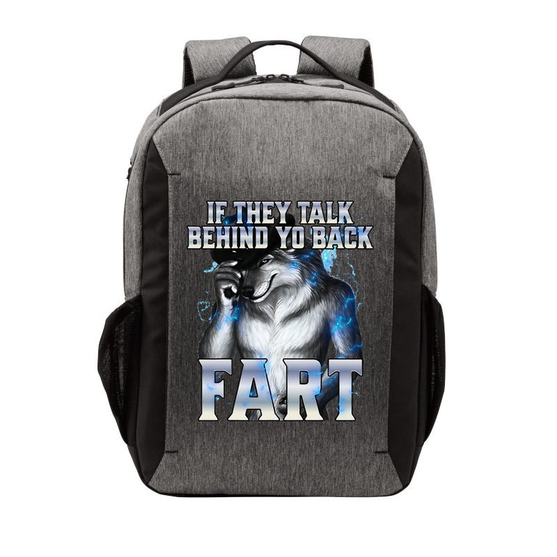 If They Talk Behind Your Back Fart Vector Backpack