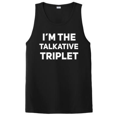 IM The Talkative Triplet Funny Matching Triplets PosiCharge Competitor Tank