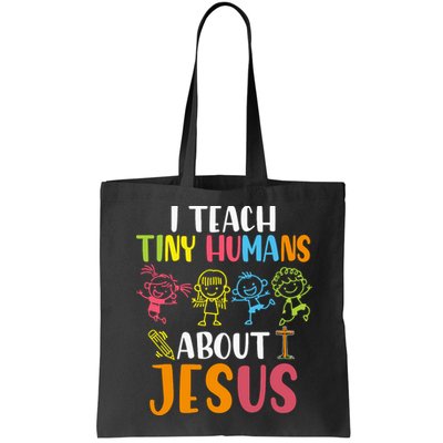 I Teach Tiny Humans About Jesus Design Teacher Bag