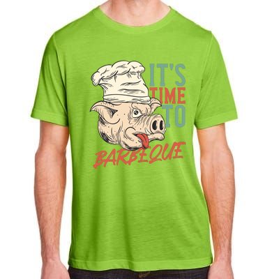 Its Time To Barbeque Adult ChromaSoft Performance T-Shirt