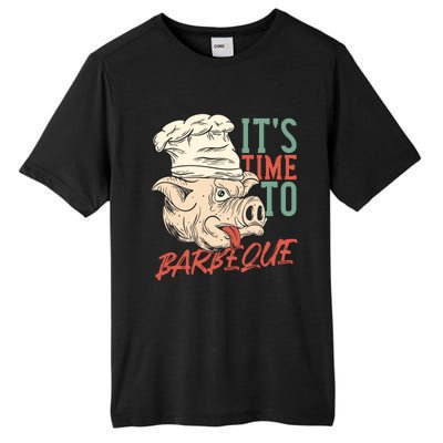 Its Time To Barbeque Tall Fusion ChromaSoft Performance T-Shirt