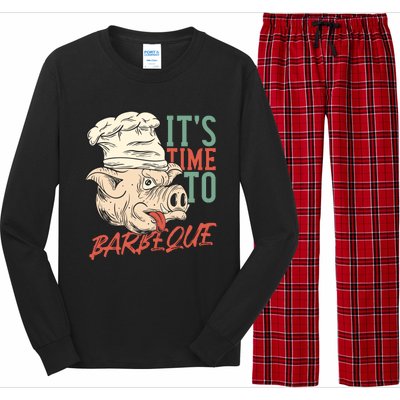 Its Time To Barbeque Long Sleeve Pajama Set