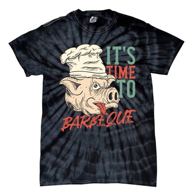 Its Time To Barbeque Tie-Dye T-Shirt