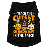 I Teach The Cutest Pumpkins In The Patch Halloween Spooky Doggie Tank
