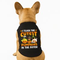 I Teach The Cutest Pumpkins In The Patch Halloween Spooky Doggie Tank