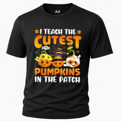 I Teach The Cutest Pumpkins In The Patch Halloween Spooky Performance Shirt